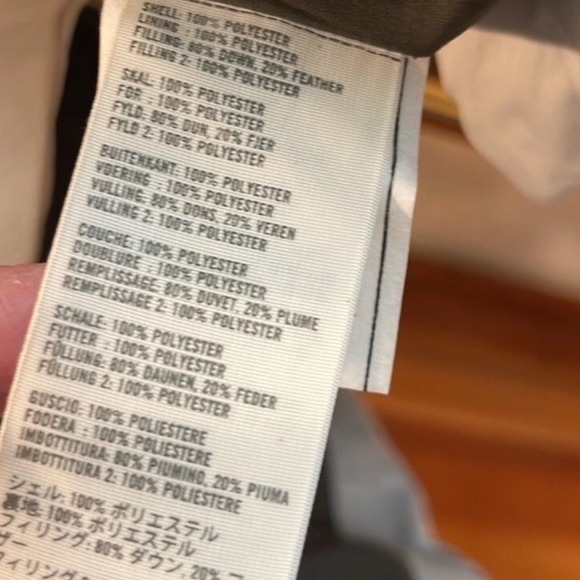 Hollister Puffer Coat Faux Fur Hood Belted Light Gray Women's Size L - Picture 7 of 9